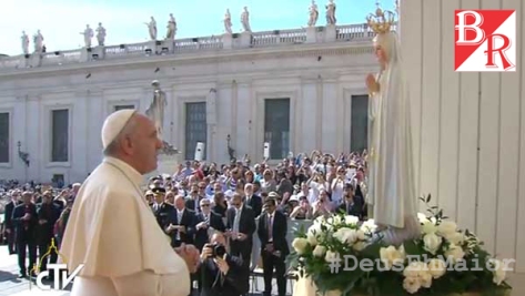 Papa Francisco - Nossa Senhora de Fatima DeusEhMaior BrunoRodrigues