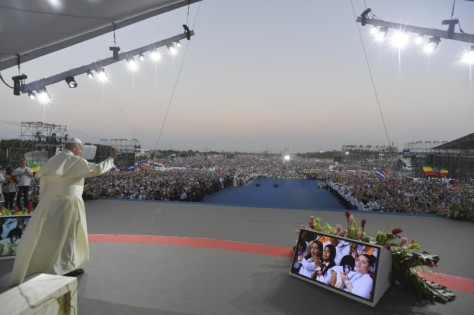 vigília na jmj 2019 - papa destaca o que é ser um 'influencer' no século xxi #jmj #jmj2019 #panamá2019 #papafrancisco #deusehmaior #brunorodrigues