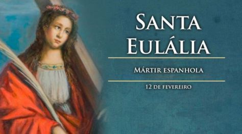 Santa Eulália - Mártir Espanhola ≡ #SantoDoDia #SantaEulália #Mártir #Fé → Leia no Blog #DeusEhMaior by #BrunoRodrigues.jpg